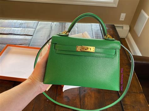 green hermes mini kelly